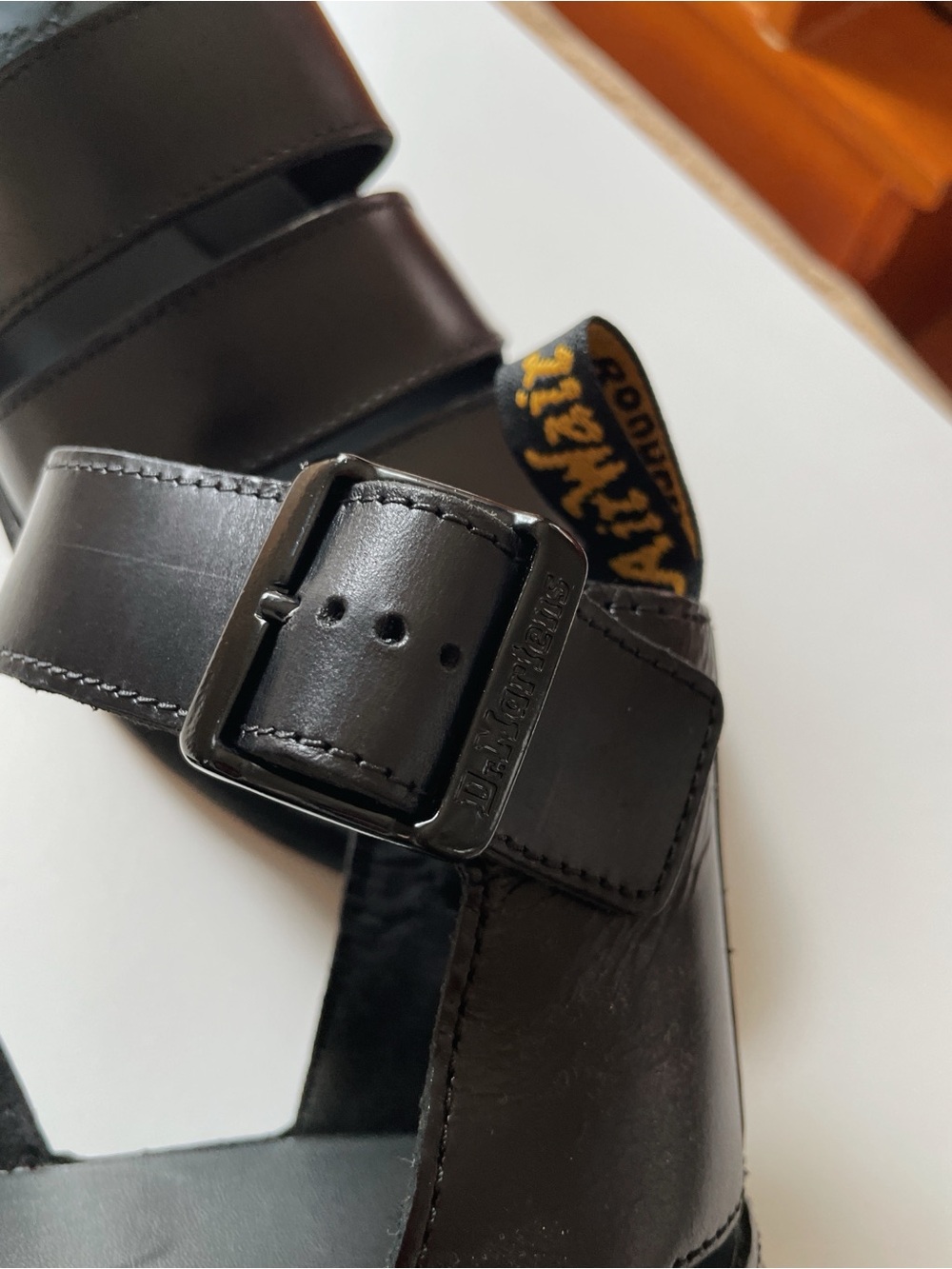 Dr.Martens Women’s Clarissa II Leather Sandals Goth Size 8 Women's EUC Like New - Picture 5 of 9